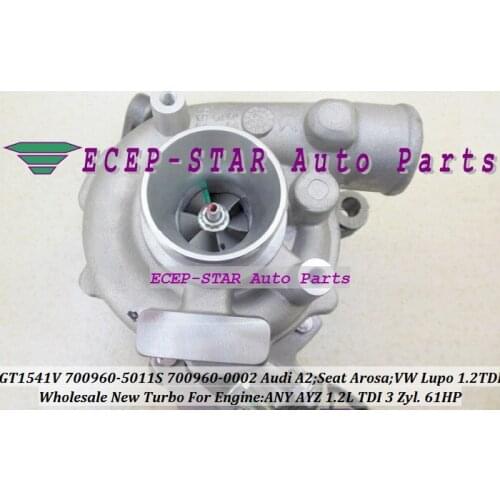 GT1541V 700960 700960-3 700960-4 700960-5 700960-8 700960-11 700960-5012S Turbo For Audi A2 For Seat Arosa VW Lupo 1.2L ANY AYZ