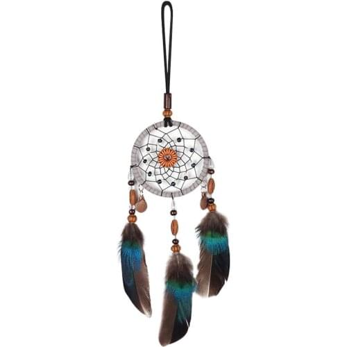 Vintage Feather Handmade Dream Catcher Hanging Pendant Car Interior Ornament