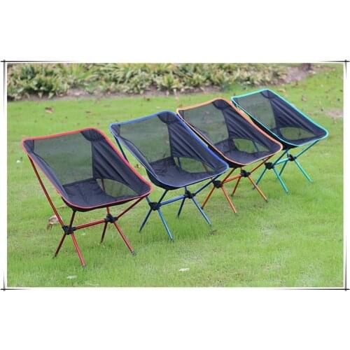 High Strength Aluminium Alloy Light Folding Fishing Chair Outdoor Camping Leisure Picnic Beach Chair Other Fishing Tools