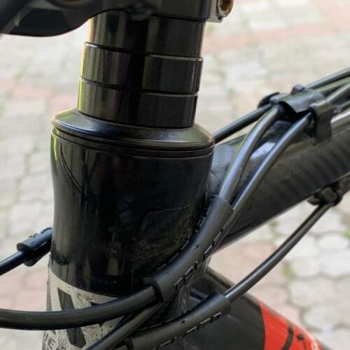 4pcs/pack Bicycle Brake Cable Housing Mtb Rubber Protective Sleeve Brake Cable Protectors Guides Bike Accessories