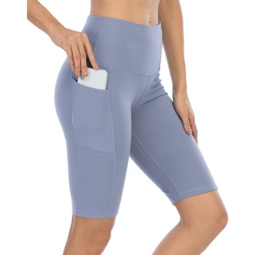 Women Yoga Shorts Sports Running Sportswear Fitness Seamless Lifting Athletic Exercise Gym Squat Tights High Waist Shorts