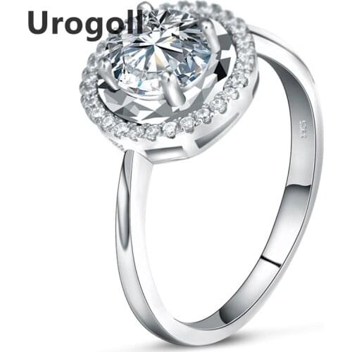 Hot Sale 925 Sterling Silver Fine Jewelry Rings For Women Engagement Wedding Ring Jewelry AAA Zirconia Ring Gifts