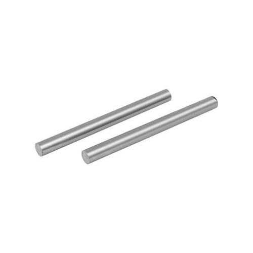 8.5mm Dia 100mm Length HSS Round Shaft Rod Bar Lathe Tools Gray 2pcs