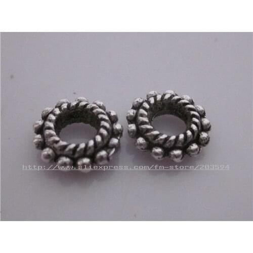 2000pcs Tibet Silver daisy Spacer Bead 8mm daisy alloy bead