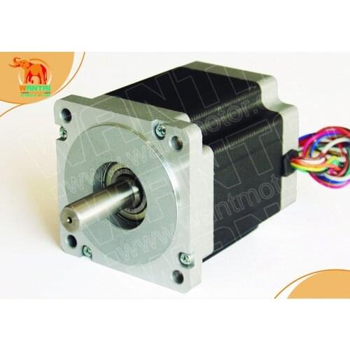 4 Leads NEMA34 Wantai Stepper Motor 1232OZ-IN,5.6A,118mm, 2 phases, bipolar CNC 3D Printer Foam Mill