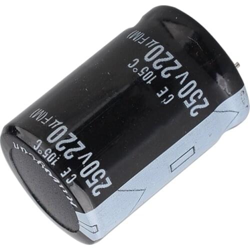 250V220uf volume 22x30mm aluminum electrolytic capacitor