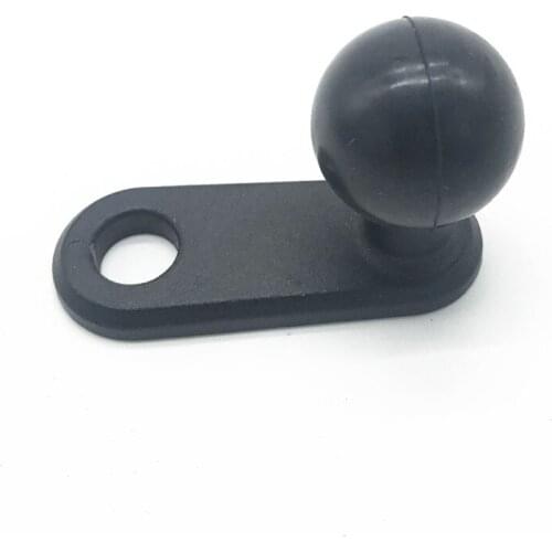 Aluminum L Type Motorcycle Base Mount Rearview Mirror Holder with 1 inch Ball Mount for gopro sjcam slr garmin