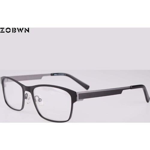 Branded design glasses business man stainess steel round glasses women gafas acetate decorate armacao de oculos de grau feminino