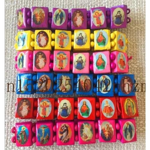 Wooden religious saint bracelet, icon bracelet,orthodox bracelet, greek bracelet special offer