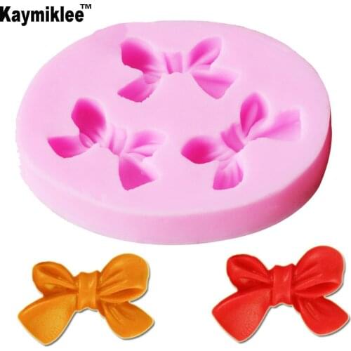 F1046 Various Sizes Bow Silicone Mold Fondant Mould Cake Decorating Tools Chocolate Gumpaste Molds, Sugarcraft Tools