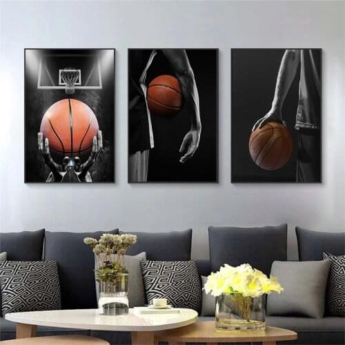 Basketball Player Transforms Basketball Dream Art Posters and Prints Canvas Paintings Wall Art Pictures for Living Room Decor
