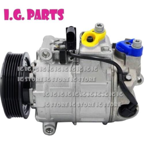 AC COMPRESSOR FOR AUDI Q7 3.0L 2006-2010 FOR VW TOUAREG 3.0L 2002-2010 7L6820803F 7L6820803J 7L6820803K 7L6820803M 7L6820803Q