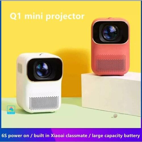 Xiaoming Q1 mini projector family wall bedroom 4K ultra high definition 1080P dormitory small portable projector