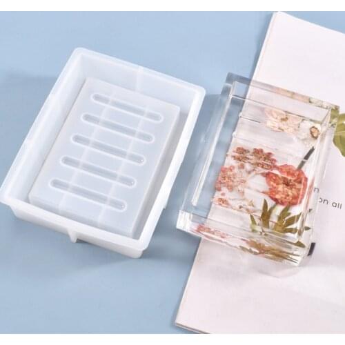 Soap Storage Box Silicone Mould Crystal Epoxy Resin Mold DIY Handmade Craft Tool