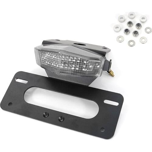 Rear Tail Tidy Fender Eliminator Kit License Plate Holder Bracket Fit For Kawasaki KLX150 KLX 125 D-TRACKER 125 2010-2021