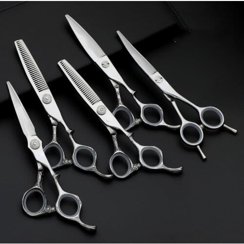6.0 Top Professional Hair Scissors Set Cutting Barber Salon Haircut Thinning Shear Hairdressing Hair Tools Hair Cutting Scissors