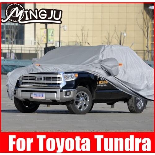 Exterior Pickup trucks Car Cover Outdoor Protection Full Covers Snow Sunshade Waterproof Dustproof for Toyota Tundra Accessories