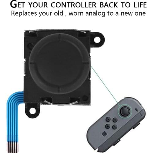 Nintend Switch Fix 3D Analog for Joycon Joystick Thumb Sticks Sensor Replacements Accessories For Joy Con Controller Housing