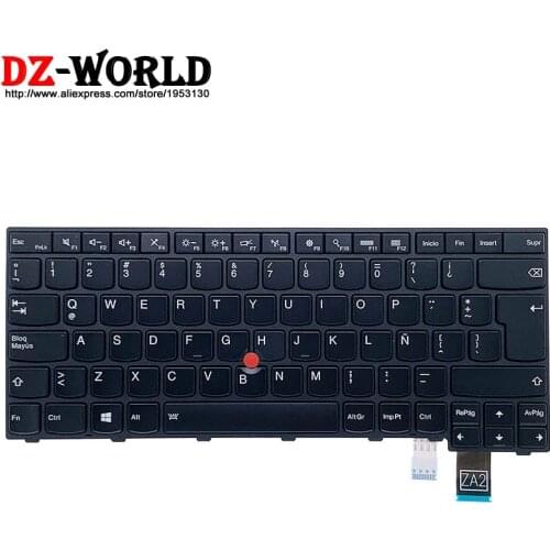 New Original LA Latin Spain Backlit Keyboard for Lenovo Thinkpad T460P T470P Laptop 00UR398 00UR358