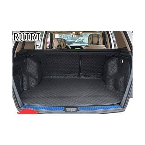 Newly! Special trunk mats for Mercedes Benz GLK 350 2015-2008 waterproof boot carpets cargo liner for GLK350 2014,Free shipping