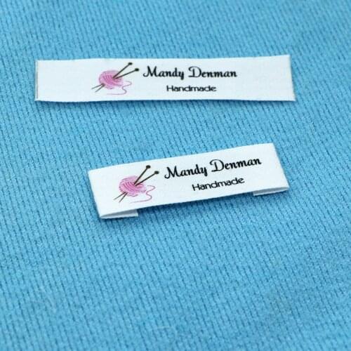 Custom Sewing label,Custom Clothing Labels - Brand Tags, Logo or Text, Handmade, Custom Design (FR047)