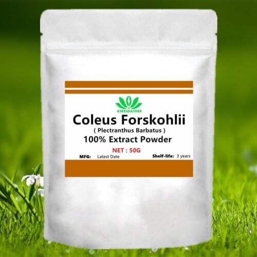 50-1000g Coleus forskohlii Extract Powder,Plectranthus Barbatus Powder,Forskolin,personal care and beauty products