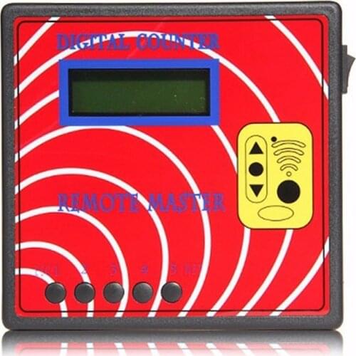 Rolling Auto Remote Copier Digital Counter Frequency Tester,Fixed Master,Regenerate RF Remote Controller,Key Programmer+Adapter