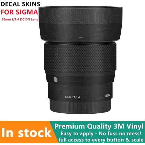 56 1.4 Lens Anti-scratch Cover Skin For Sigma 56mm f/1.4 DC DN Contemporary Lens Decal Protector Coat Wrap Cover Sticker Film