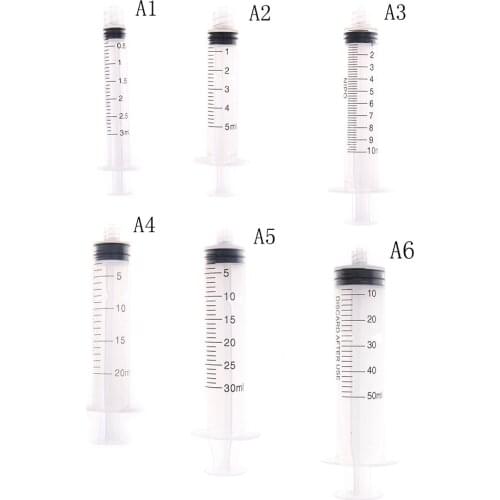 3ML 5ML 10ML 20ML 30ML 50ML Refilled Industrial Syringe Tube Thread Needle Screw Type Hand Push Glue Dispensing Syringe