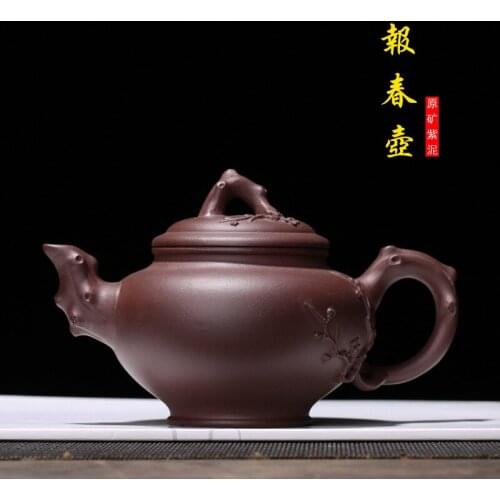 Authentic undressed ore purple mud system of pure manual zhi-gang cao harbinger pot of tea gift box a drop shipping