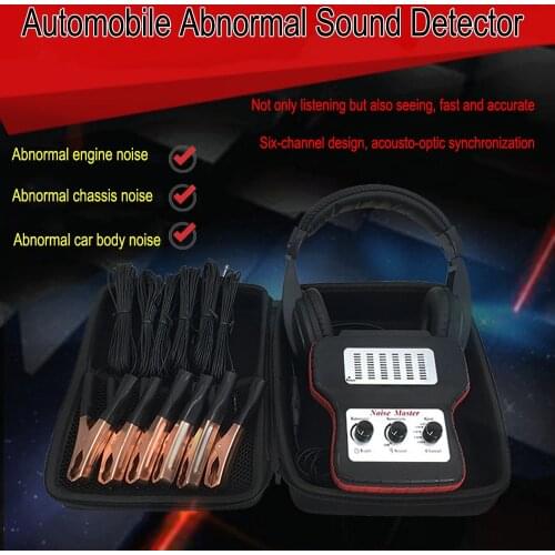 Automotive Electrical Stethoscope Car Noise Finder Diagnostic Detector Listening Device Digital Abnormal Sound Tester