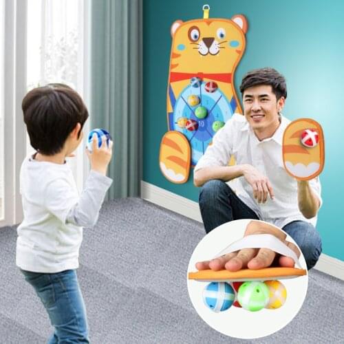 Children Indoor Game Fun Throw Sticky Ball Dartboard Target Game Family Sport Party Outdoor Sports Baby Indoor Sucker Toys Gift