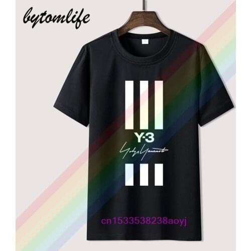 Yohji T Shirt Yamamoto Summer Print Black T Shirt Clothes Popular Shirt Cotton Tees Amazing Short Sleeve Unique Men Tops