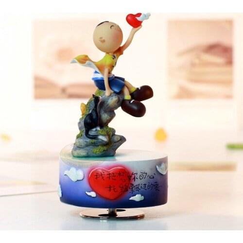 I want your heart to relate the rotating music box on the clou birthday gift for girlfriend christmas gifts