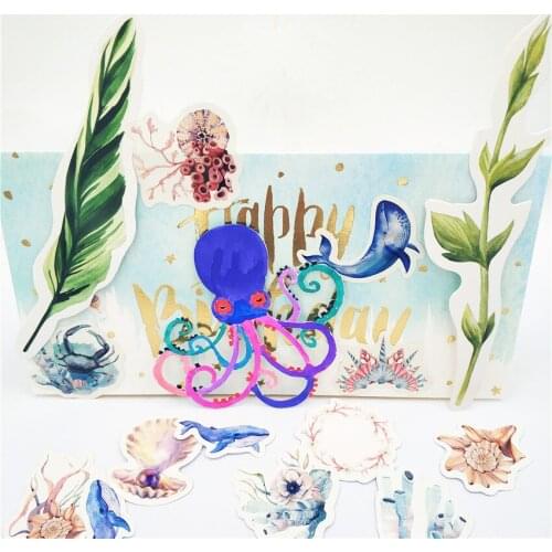 Octopus Metal Embossing Cutting Dies Stencil Scrapbooking Photo Album Card Paper Embossing Craft DIY Dies Cut