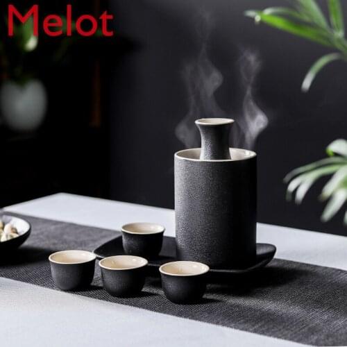 Wine-Warmer Wine-Heating Pot Household Ceramic Sake Set Spirits Yellow Wine White Wine Small Cup Boil Wine Pot