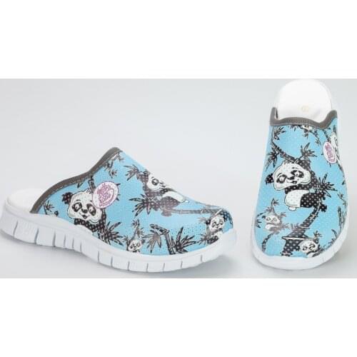 Panda Themed Orthopedic Light Base Medical Sabo Slippers Nurse Slippers Hospital Slipper Doctor Slippers Casual Sabo Slippers