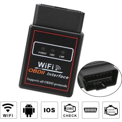 WIFI Car OBD2 Scanner Code Reader ELM327 V2.1 OBDII Diagnostic Tool ELM 327 OBD 2 Forscan Accessories Universal For IOS Android