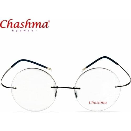Ultra-light and flexible Titanium Eyeglasses Women Round Myopia Optical Denmark Korean Glasses Frame Prescription Men Eyewear