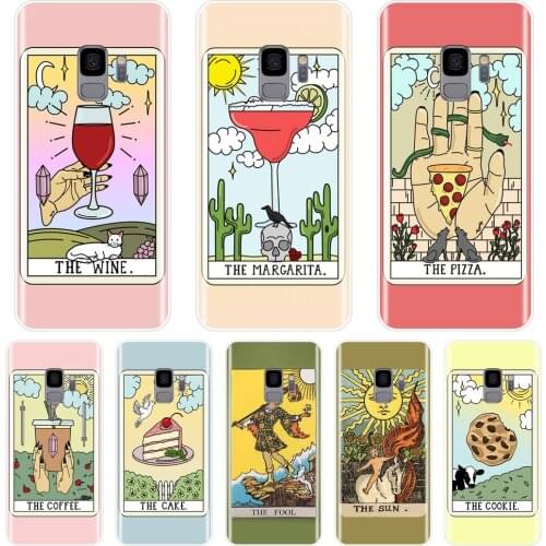 Back Cover For Samsung Galaxy S5 S6 S7 Edge S8 S9 Plus Soft Silicone Egypt Tarot Food Phone Case For Samsung Galaxy Note 4 5 8 9