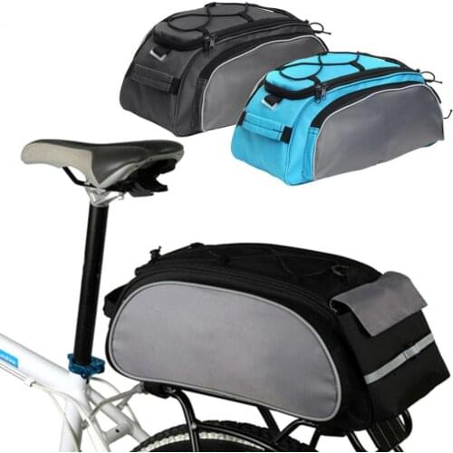13L Mountain Road Bike Bicycle Cycling Rear Seat Rack Trunk Bag Pack Pannier Carrier Shoulder Bag Handbag Bicycle Bags Panniers