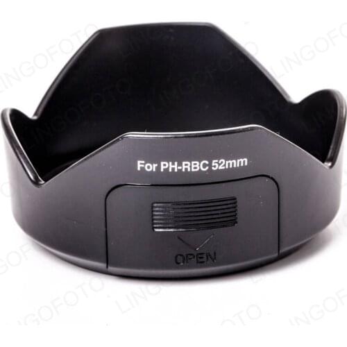 LENS HOOD SHADE for Pentax smc DA 18-55mm F3.5-5.6 AL WR Lens replace PENTAX PH-RBC 52MM