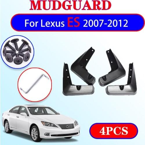 For Lexus ES ES350 ES240 XV40 2007~2012 Car Mudflap Fender Mud Flaps Guard Splash Flap Mudguard Accessories 2008 2009 2010 2011