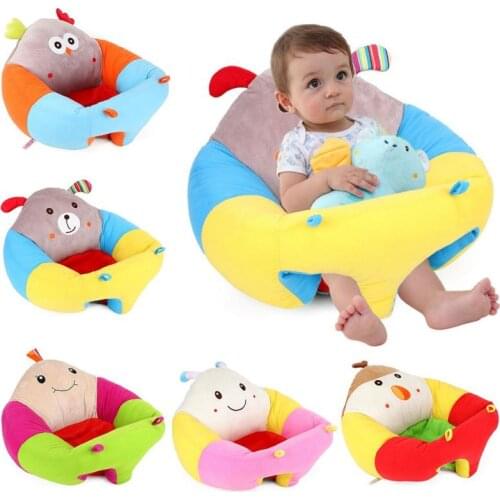 Baby Sofa Support Seat Cover Plush Chair Baby Seat Sofa Cartoon Baby Toddler Infant Seat Chair Car Cushion Sofa Plush Pillow Pad