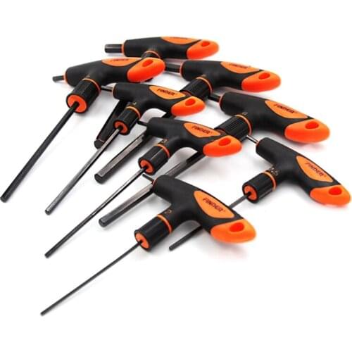 T Handle Allen Wrench Set Metric Tee Handle Allen Hex Key Set 2/2.5/3/4/5/6/8/10mm Heavy Duty Excellent Set