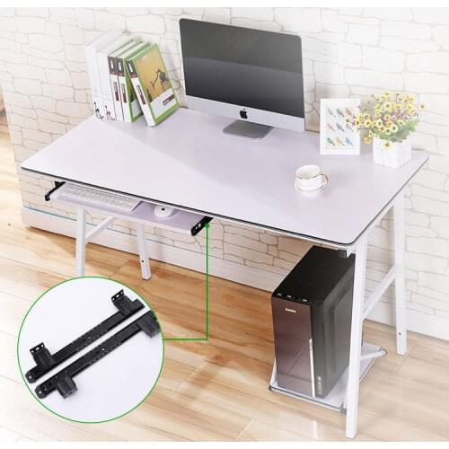 Computer Desk Drawer Orbit Keyboard Bracket Slide Rail Hoisting Crane Rail Bracket 2 Guide Rail