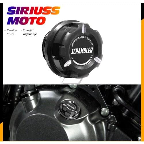 Motorcycle Engine Oil Cap Bolt Screw Filler Cover Case for Ducati SCRAMBLER Sixty2 1100 Icon Etc