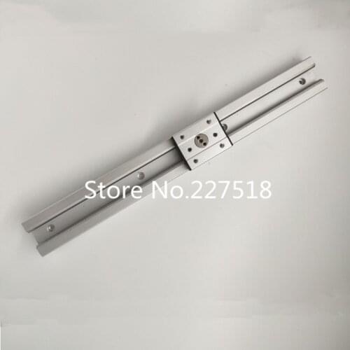 1pc Double axis roller linear guide rail SGR15 L400/500/600/680/800/900/1000mm + 1pc SGB15 block