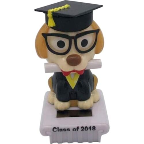 Cute Solar Powered Dancing Toy Dog ​​figure Model Toy for