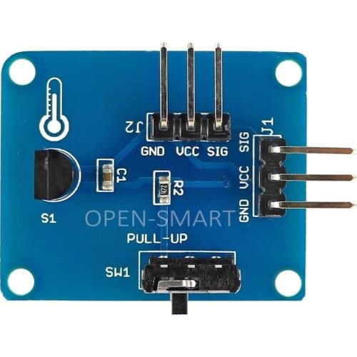 DS18B20 Digital Temperature Sensor Module Chainable Can be Connected in Series Single-Bus Sensor Compatible for Arduino